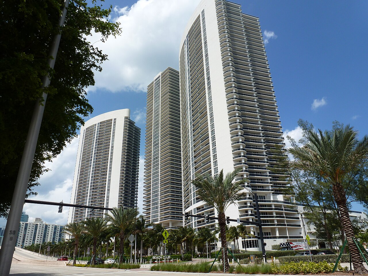 Hallandale Beach Club towers