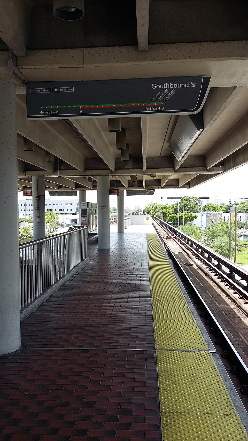 South Miami Metrorail station in South Miami, Florida